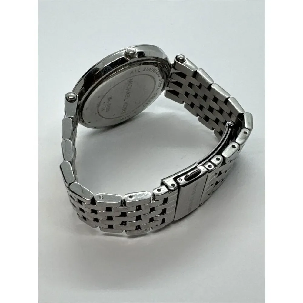 Michael Kors Darci MK3190 Womens Silver Stainless Steel Analog Dial Watch JNA445